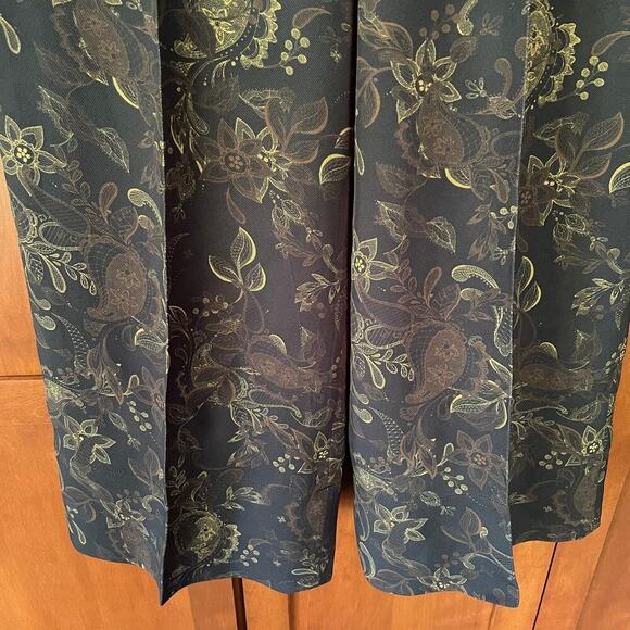 Amur Lewis Pants Wide Leg High Waisted Paisley Print Size 6 NEW - Picture 6 of 13